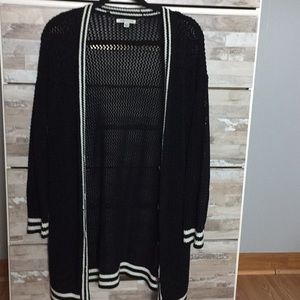 Black/White Women Cardigan American Eagle